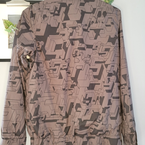 Stussy Girls Zip Up Windbreaker All Over Print Jacket M - Picture 5 of 16